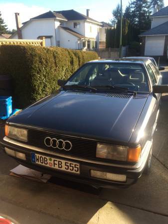 1986 Audi Coupe GT w/ Turbo Diesel
