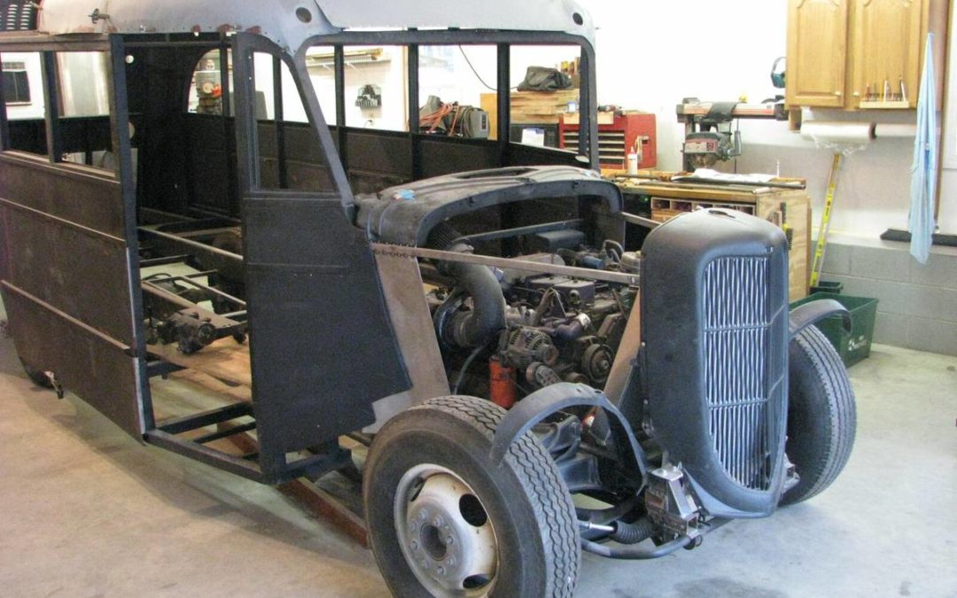 1936 Ford Schoolbus w/ Cummins NV4500 Project