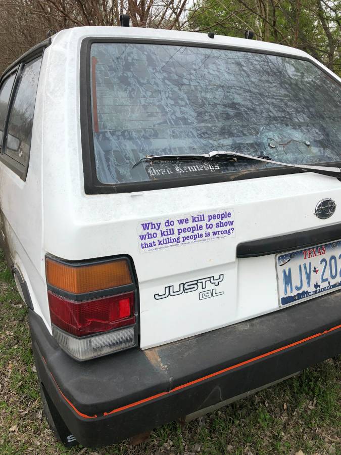 1988 Subaru Justy GL Project w/ 73k Miles Deadclutch