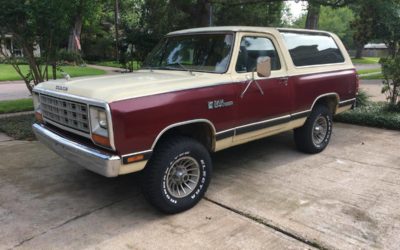 1982 Dodge Ramcharger 4×4 Royal SE w/ 37k Miles