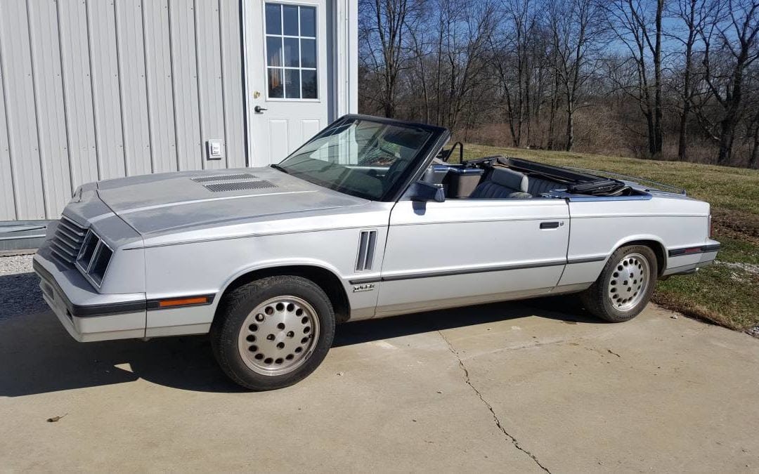 1985 Dodge 600 ES Turbo Convertible