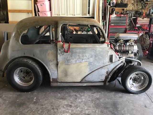 1948 Ford Anglia Drag Build w/ Tube Chassis & Blown 355
