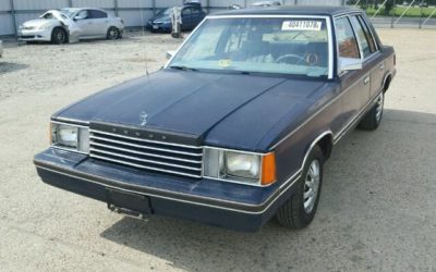 1982 Dodge Aries SE Donated w/ 46k Miles