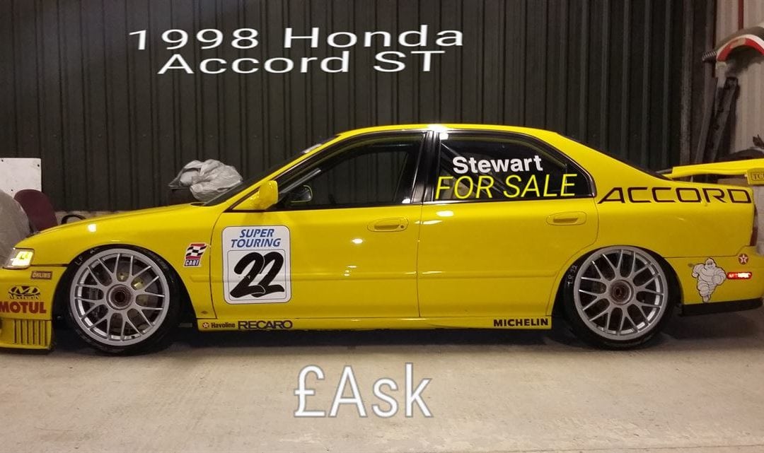 1998 Honda Accord NATCC Supertouring Rolling Shell & Spares