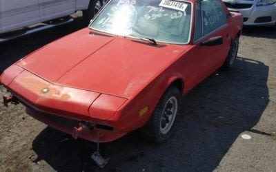 1977 Fiat X1/9 Donation Project