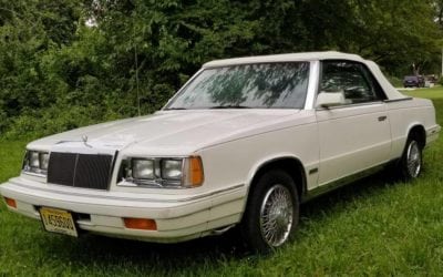 1986 Chrysler LeBaron Turbo Convertible