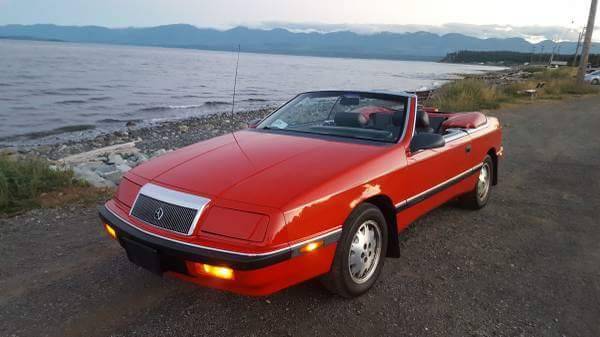 1988 Chrysler Lebaron Turbo 5 Speed Convertible