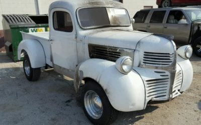 1946 Dodge W-Series Hotrod Truck w/ Engine Fire Damage