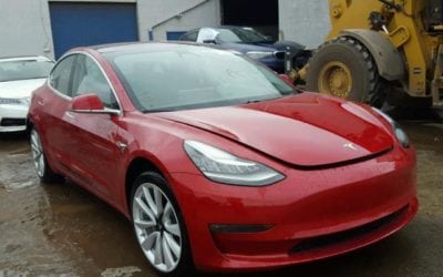 2018 Tesla Model 3 Flood Salvage Runs & Drives w/ 19 Miles