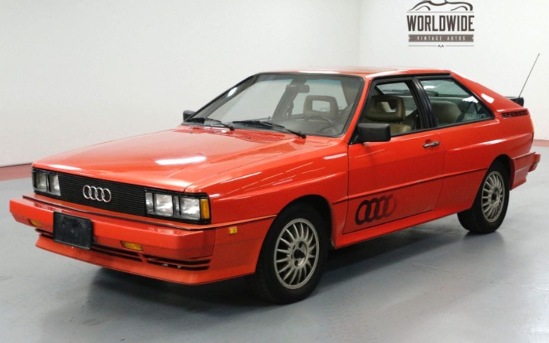 1983 Audi Turbo Quattro Coupe (Ur-quattro) One Owner w/ 77k Miles