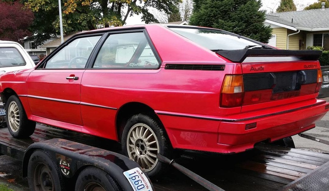 1982 Audi Turbo Quattro Coupe (Ur-quattro) Euro Spec Project On Coils