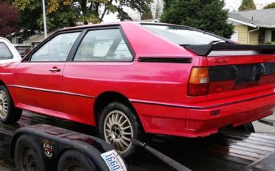 1982 Audi Turbo Quattro Coupe (Ur-quattro) Euro Spec Project On Coils