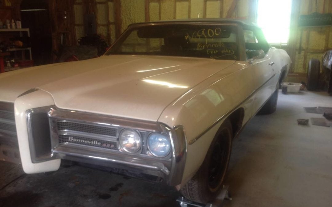 1969 Pontiac Bonneville Convertible 428 Driving Project w/ 26k Miles