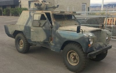 1964 Land Rover Defender Armored Turret Patrol Truck