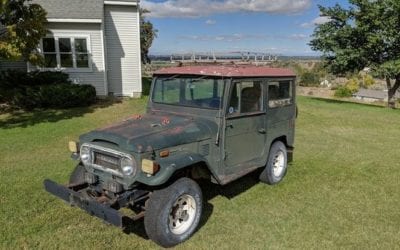 1973 Toyota Land Cruiser FJ40 Hardtop Driving Project