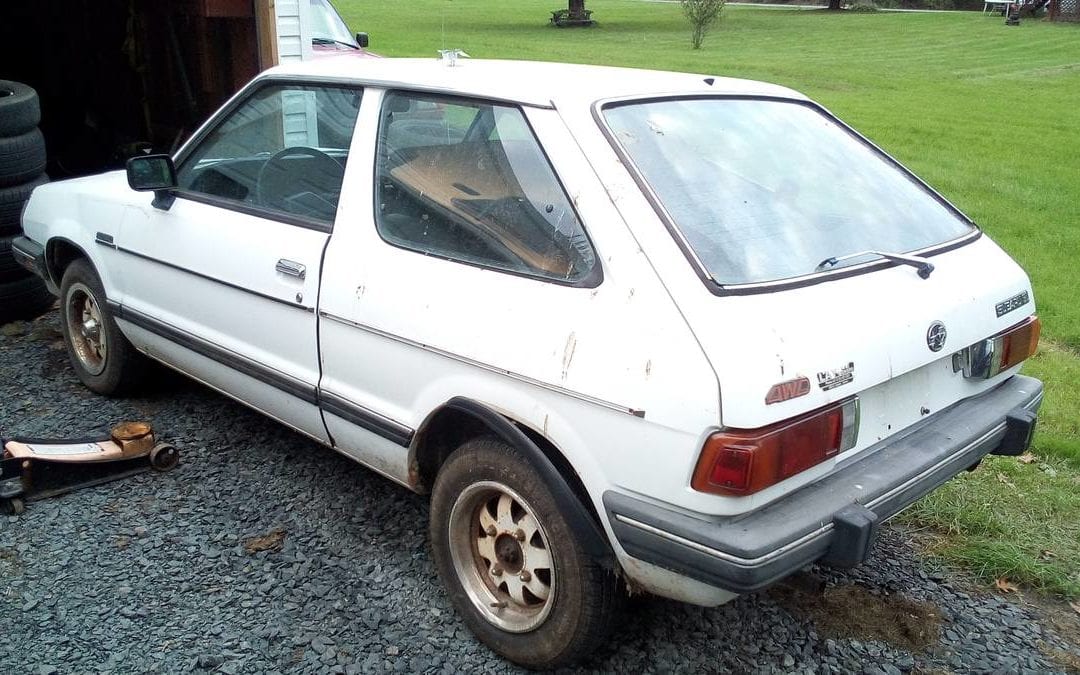 1984 Subaru GL 4wd Hatchback Project Runs & Drives