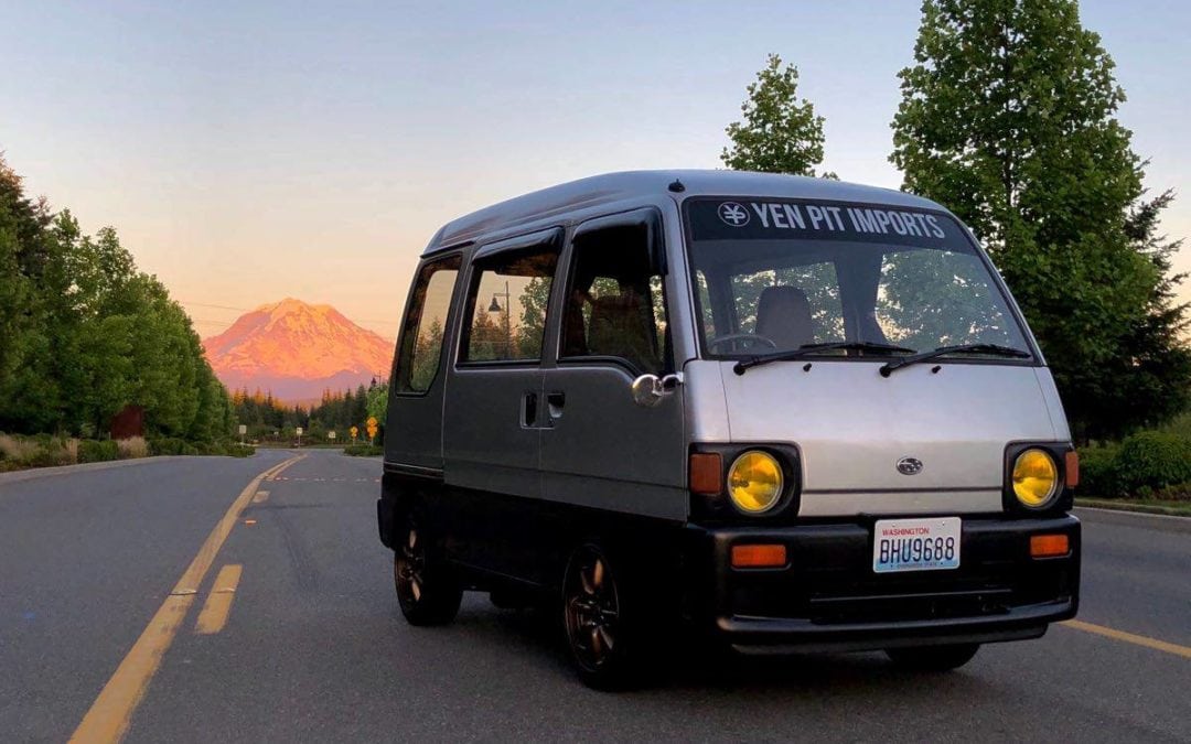 1991 Subaru Sambar RHD RWD Show Van