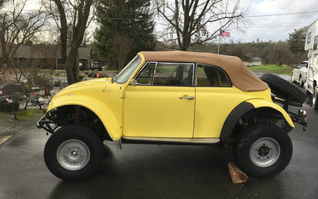 1955 VW OE Convertible Baja Bug Tube Chassis w/ EFI 2.5 Subaru Swap