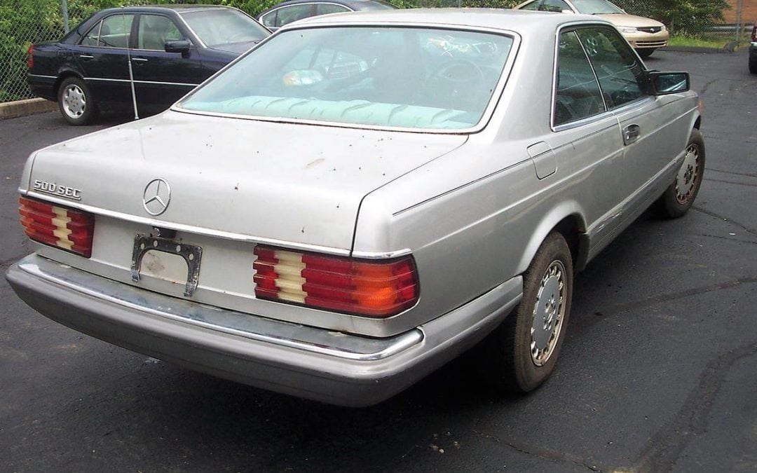 1984 Mercedes-Benz 500SEC Driving Project