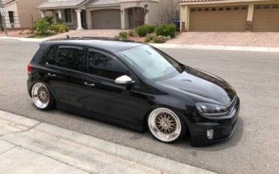 2012 Volkswagen GTI w/ APR K04 Turbo On Air Bags