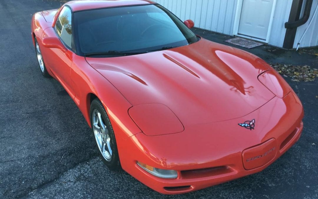 1998 Chevrolet Corvette All Original Red On Black Leather