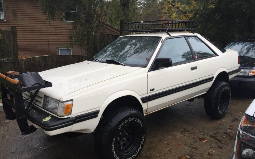 1989 Subaru GL 4×4 Lifted 6 Inches w/ 2 Parts Cars Included