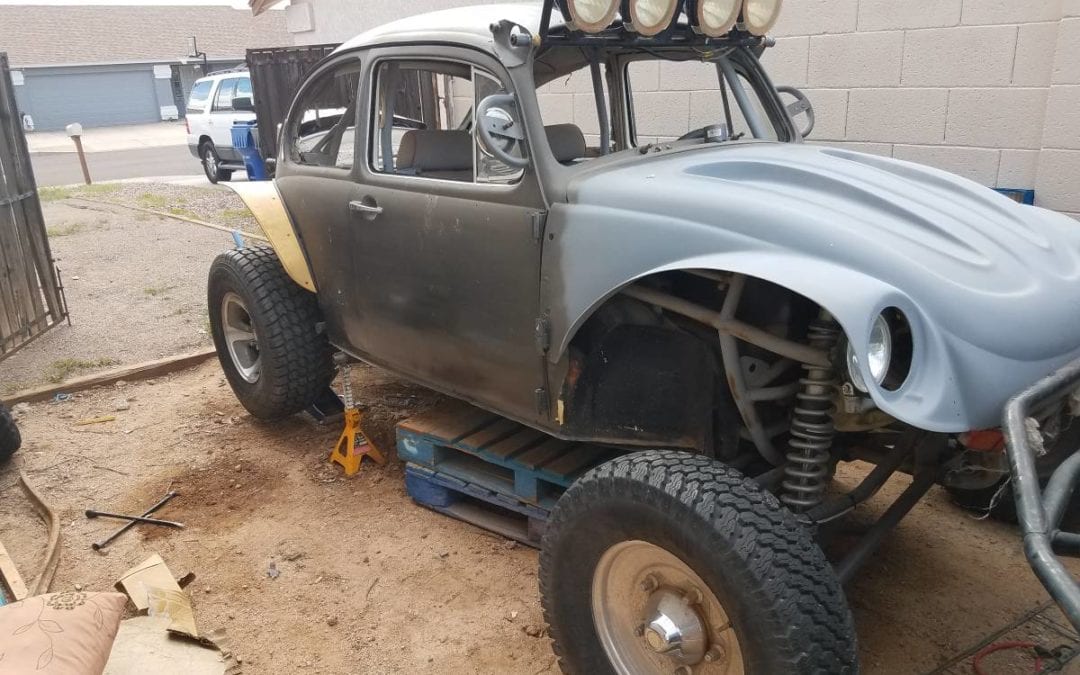 1962 VW Baja Bug KA24 Powered Long Travel Fully Caged