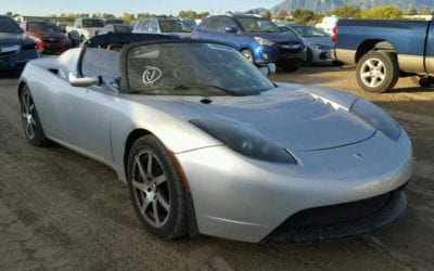2008 Tesla Roadster Hail Damage Salvage w/ 18k Miles
