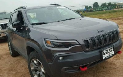 2019 Jeep Cherokee Trailhawk Hail Salvage Runs & Drives w/ 1,800 Miles