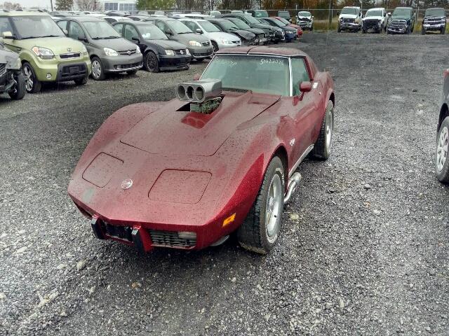 1975 Chevrolet Corvette Salvaged For Frame Damage w/ Built Engine