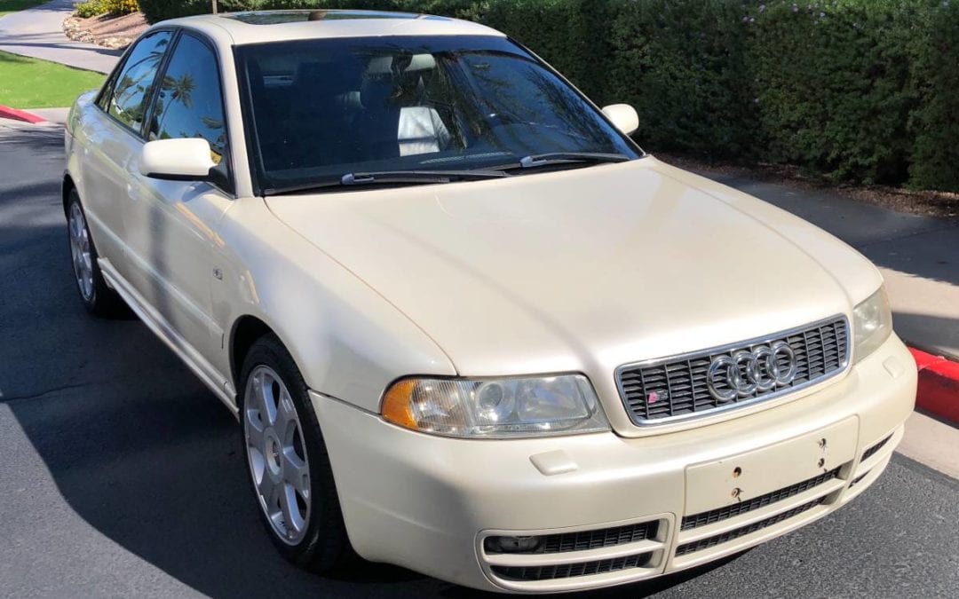 2001 Audi S4 Bi-Turbo 6 Speed One Owner Car All original In Pearl