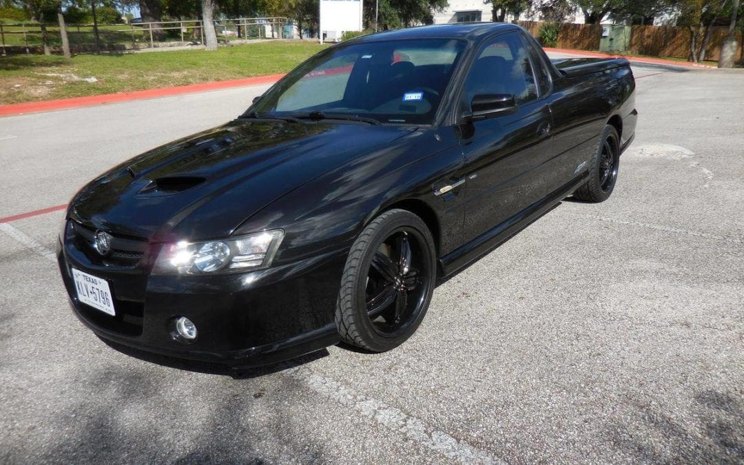 2005 Holden Ute SSZ LHD Converted Import