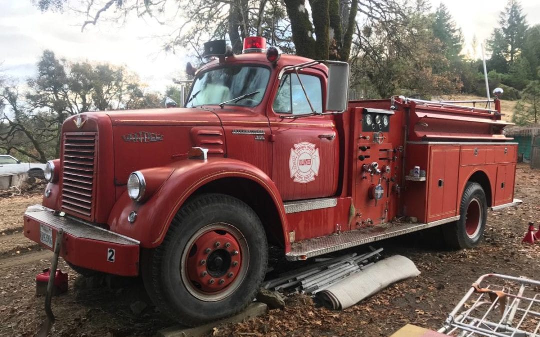 1965 International Van Pelt Fire Truck All Original w/ Low Miles