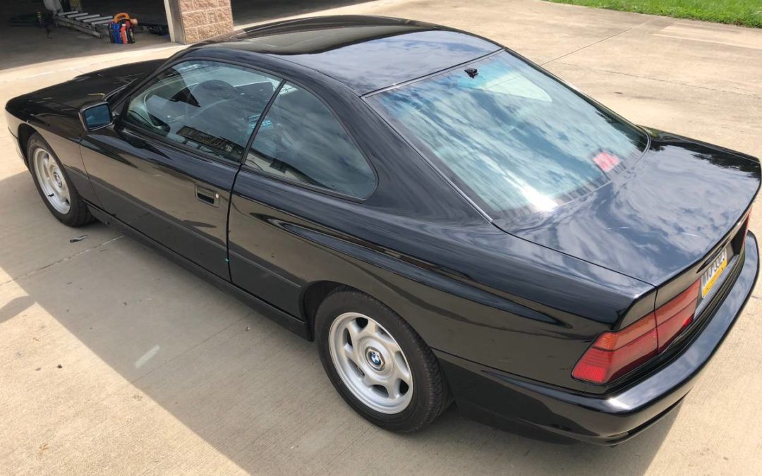 1991 BMW 850i V12 Black On Black All Original
