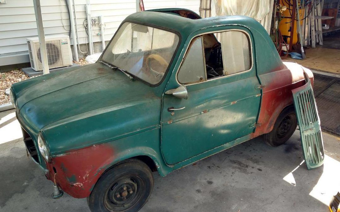 1960 Vespa 400 Coupe Project All Original Parts Included