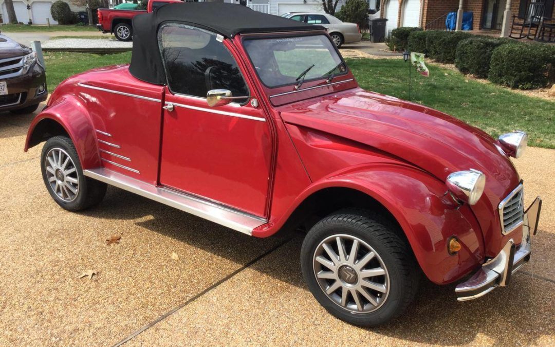 1986 Citroen 2CV Hoffman Cabrio w/ “Fat Tire” Fiberglass Kit