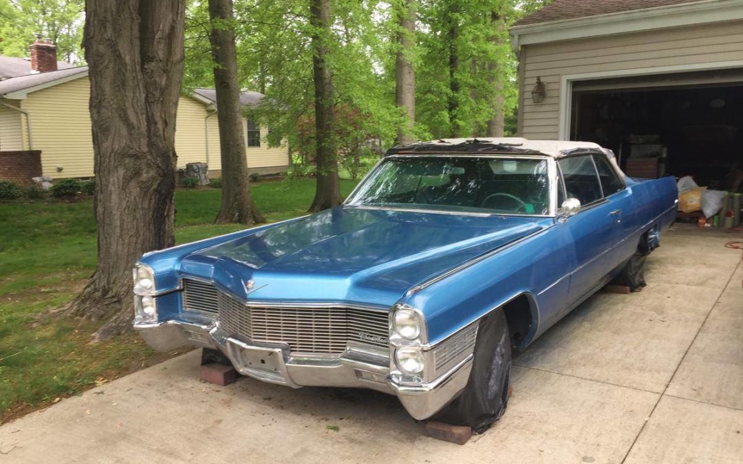 1965 Cadillac DeVille 429 Convertible Running Project