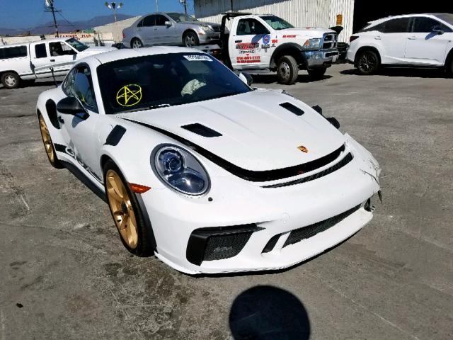 2019 Porsche 911 Gt3 Rs Partial Repair Front End Salvage