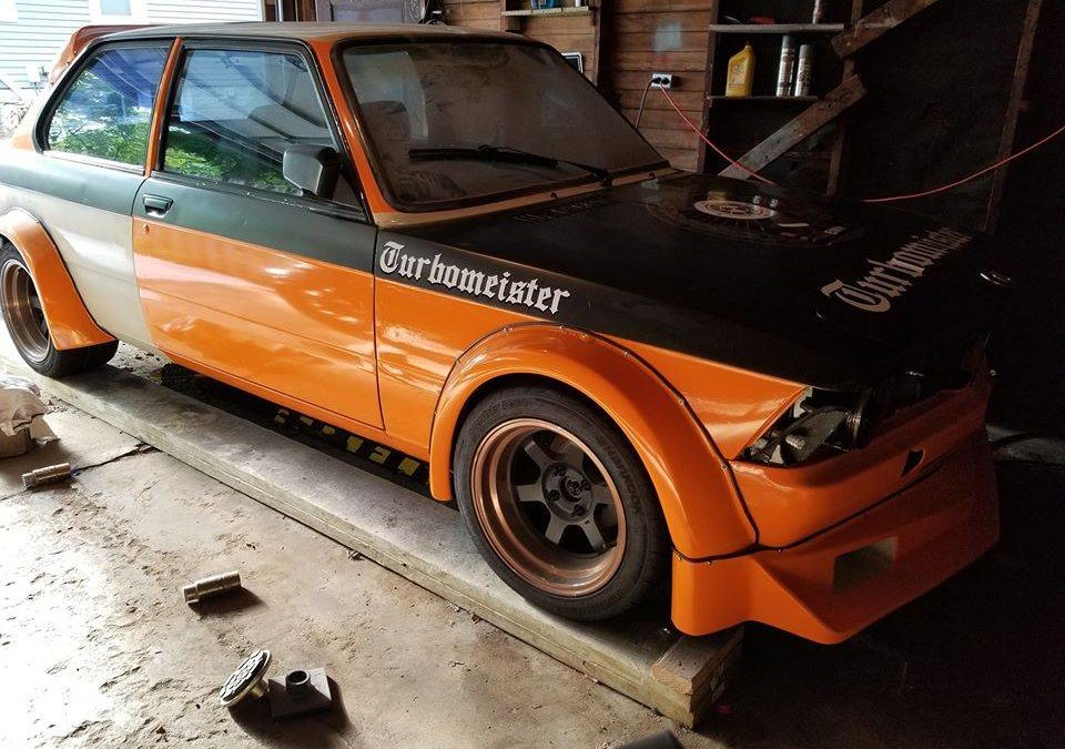 1983 BMW 320i Group 2 Widebody Turbo project