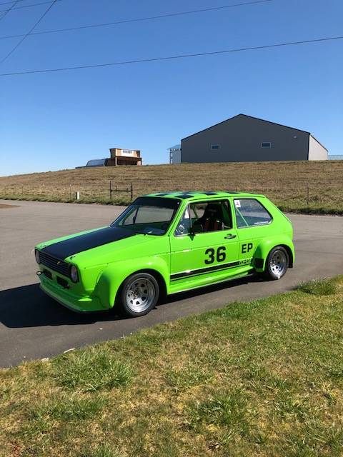 1975 Volkswagen Rabbit Swallowtail Widebody Track Build