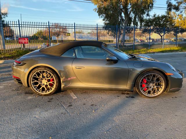 2020 Porsche 911 Carrera S Convertible Side Damage Salvage w/ 34 Miles