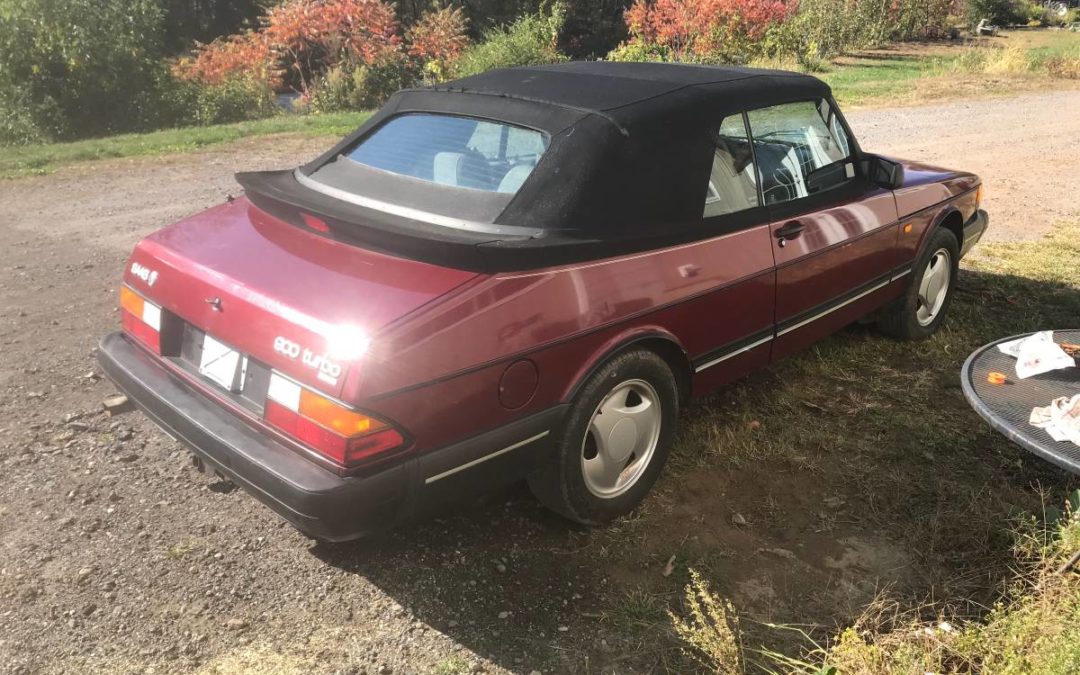 1993 Saab 900 Turbo Convertible 5 Speed Project