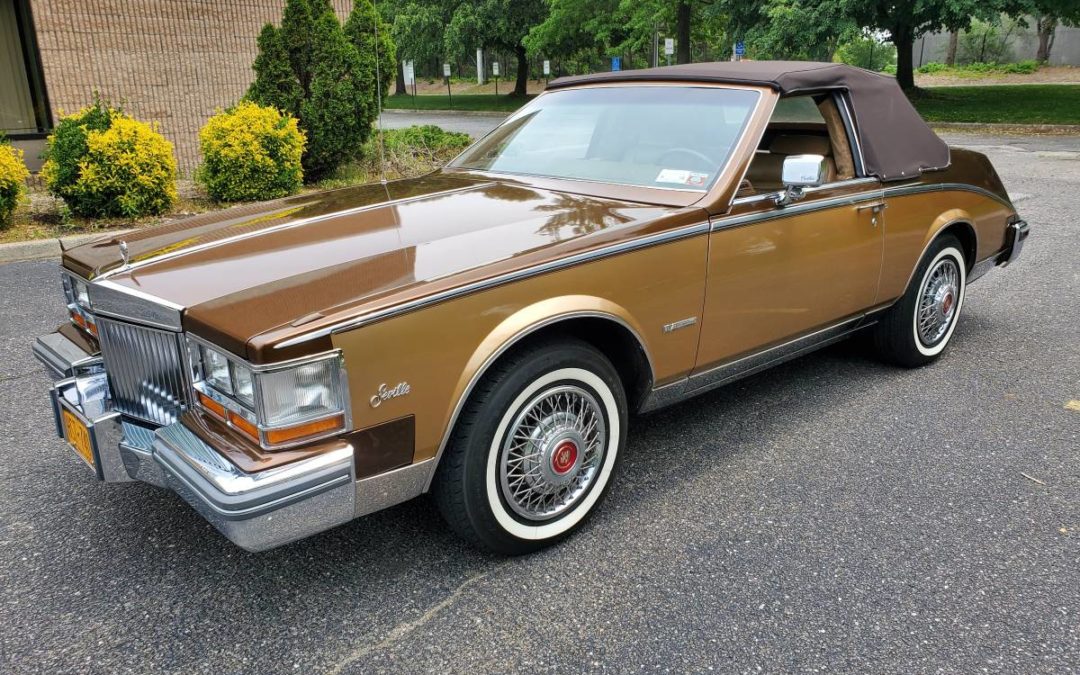 1981 Cadillac Seville Opera Convertible 1 Family Owned w/ 6100 Miles