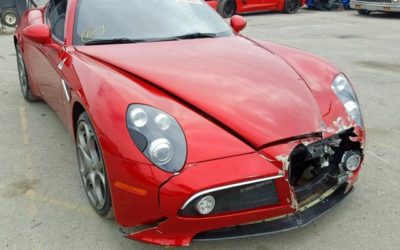 2008 Alfa Romeo 8C Competizione Front Damage Salvage Runs & Drives