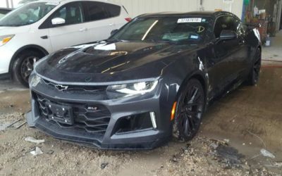 2017 Chevrolet Camaro ZL1 6 Speed Hail Salvage Runs & Drives