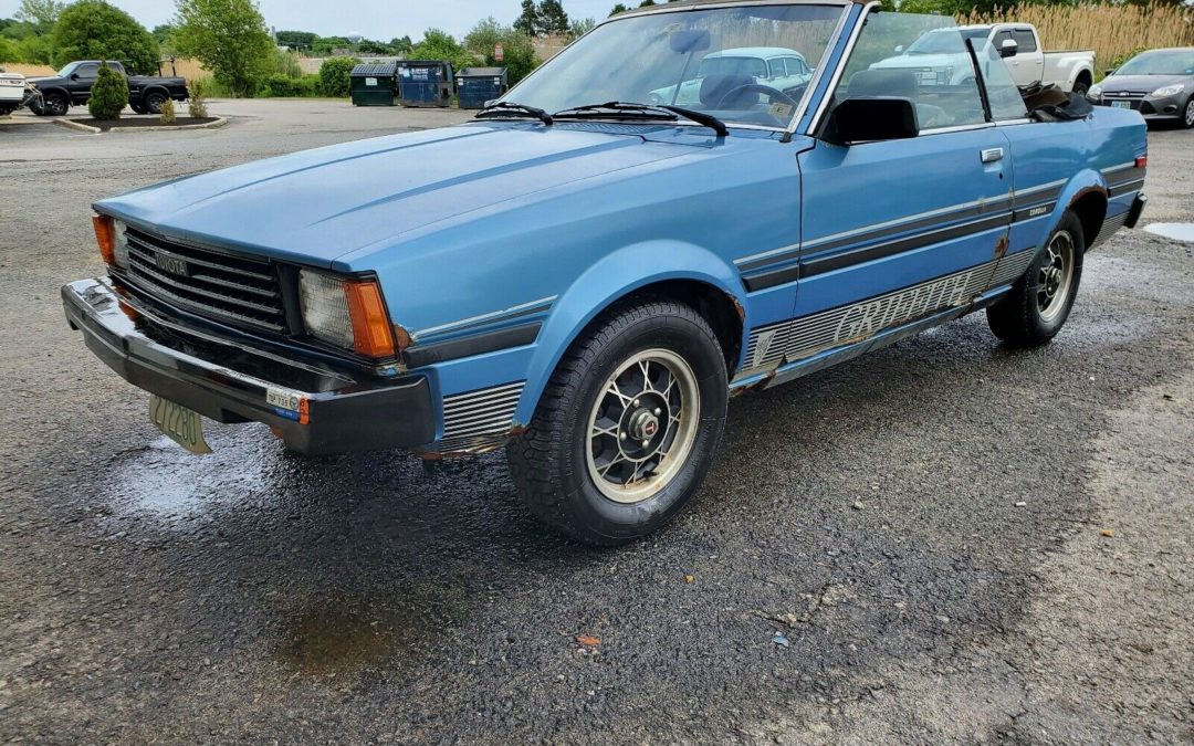 1982 Toyota Corolla SR5 GRIFFITH Convertible 5 Speed Project